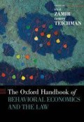 The Oxford Handbook of Behavioral Economic And The Law