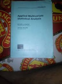 Image of E-Book : Applied Multivariate Statistical Analysis