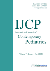 Image of International Journal of Contemporary Pediatrics, 2022