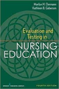 Image of E-Book : Evaluation and Testing in Nursing Education