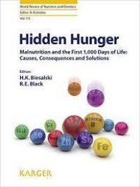 Image of E-Book : Hidden Hunger : Malnutrition and the First 1,000 Days of Life: Causes, Consequences and Solutions