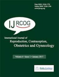 Image of International Journal of Reproduction, Contraception, Obstetrics and Gynecology, 2021