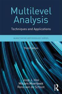 Image of E-Book : Multilevel Analysis : Techniques and Applications
