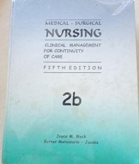 Image of Medical-Surgical Nursing: Clinical Manajement For Continuity Of Care