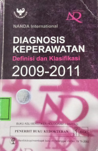 Image of Diagnosis Keperawatan Definisi Dan Klasifikasi 2009-2011