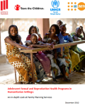 E-Book : Adolescent Sexual and Reproductive Health Programs in Humanitarian Settings : An In-depth Look at Family Planning Services